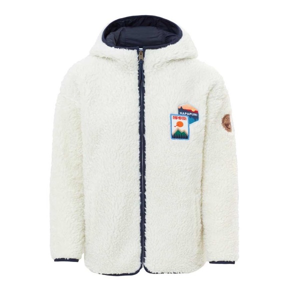 Napapijri Jackets \u0026 Coats | Napapijri Men's Tara Fleece Jacket (Nwot) | Color: Blue/White | Size: XXL | Star2120's Closet
